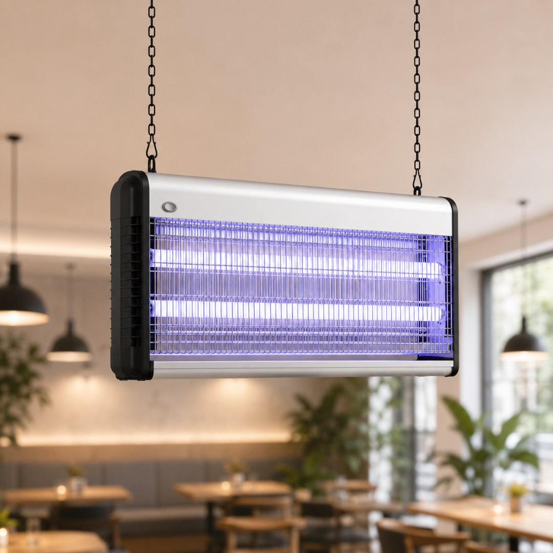 2x20W Profesyonel UV Sinek Öldürücü Cihaz – Sessiz Elektrikli Sivrisinek ve Böcek Kovucu